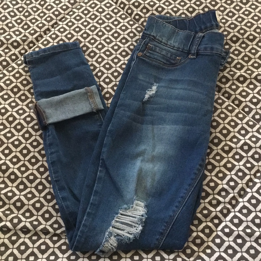 Indigo Rein stretch Jeans - anklet